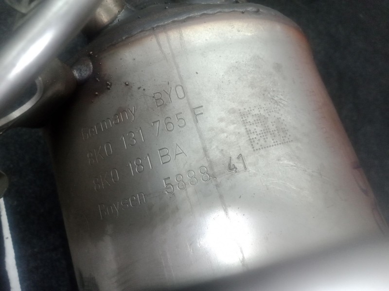 Recambio de catalizador para seat exeo (3r2) 2.0 tdi referencia OEM IAM 3R0253059J - 8K0131765F - 8K0131703F - 8K0181BA  