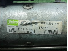 Recambio de motor arranque para opel corsa d 1.3 16v cdti referencia OEM IAM TS18E33-55221292 10.DIENTES VALEO 2