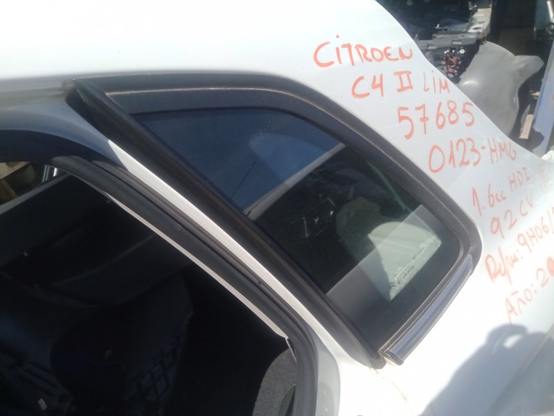 Recambio de luna custodia trasera izquierda para citroën c4 lim. 1.6 hdi fap referencia OEM IAM   