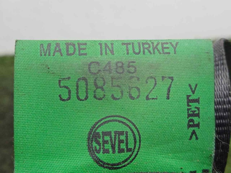 Recambio de cinturon seguridad delantero derecho para peugeot boxer furgón 2.2 hdi fap cat referencia OEM IAM 5085627  