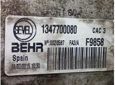 Recambio de intercooler para peugeot boxer furgón 2.2 hdi fap cat referencia OEM IAM 1347700080 130X745X65 ALUMINIO 2