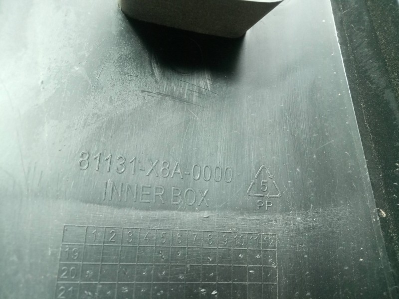 Recambio de carenado delantero para sym jet4 r 50 referencia OEM IAM 81131X8A0000  