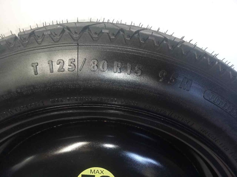 Recambio de neumatico repuesto para peugeot 207 cc 1.6 16v referencia OEM IAM T125780R15-95M CONTINENTAL 95M