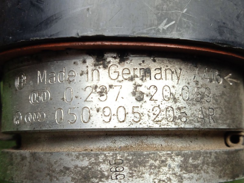 Recambio de delco para volkswagen golf iii (1h1) 1.6 referencia OEM IAM 0237520059 - 050905205AR  3.PINES - BOSCH