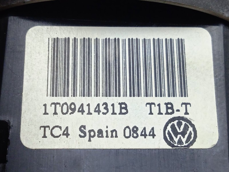 Recambio de interruptor luces para volkswagen touran (1t1, 1t2) 1.9 tdi referencia OEM IAM 1T0941431B  SIN.ANTINIEBLAS