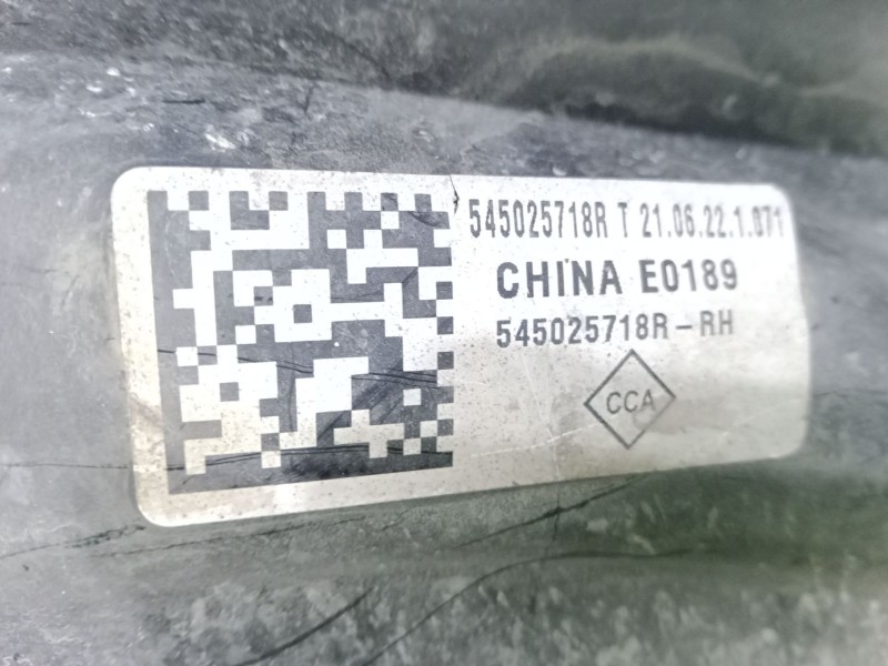 Recambio de brazo suspension superior delantero derecho para dacia spring ev (b6m1) referencia OEM IAM 545025718RT - 545025718R 