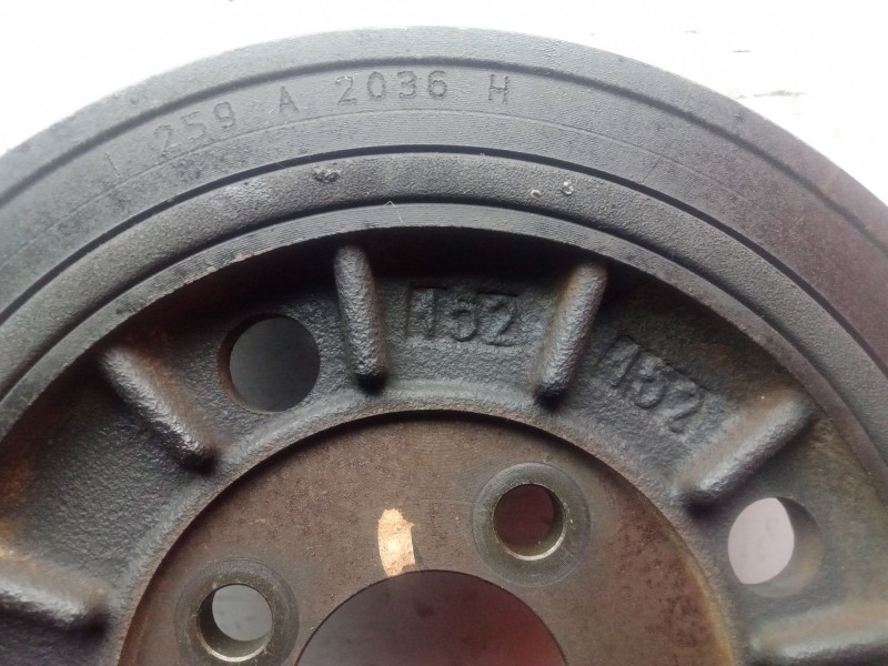 Recambio de polea cigueñal para lancia voyager (404) 2.8 16v crd cat referencia OEM IAM 1259A2036H  