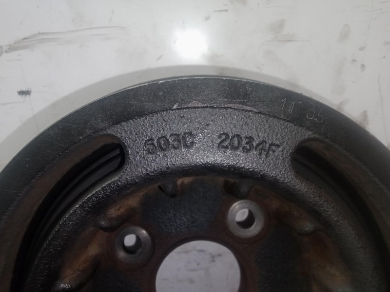 Recambio de polea cigueñal para chrysler voyager iv (rg, rs) 2.5 crd referencia OEM IAM 503C2034F 10 CANALES 