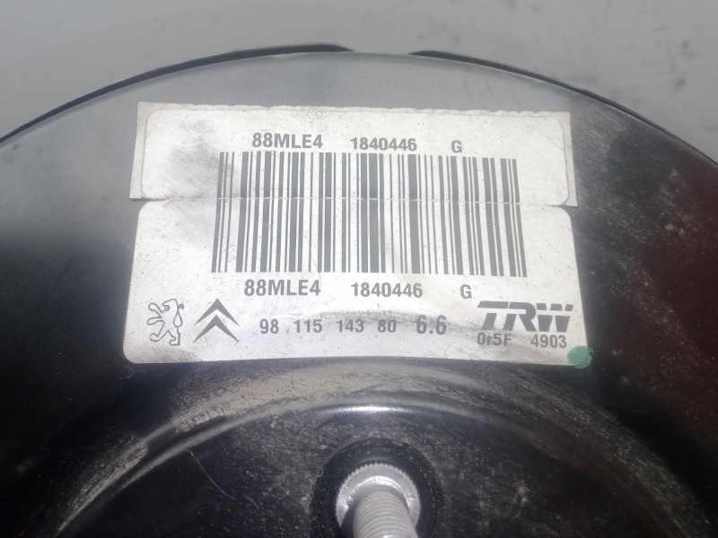 Recambio de servofreno para citroën c4 cactus 1.5 bluehdi 100 referencia OEM IAM 9811514380  TRW