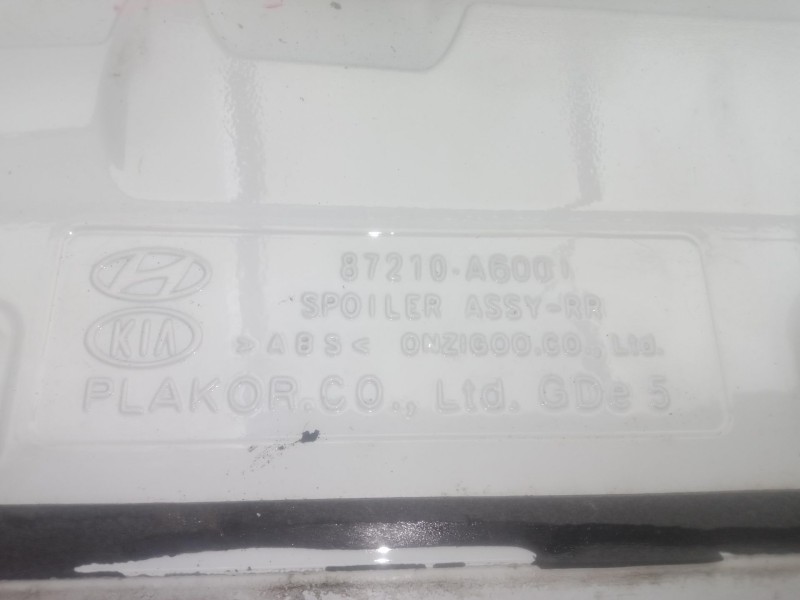 Recambio de aleron trasero para hyundai i30 (gd) 1.4 crdi referencia OEM IAM 87210A600  BLANCO