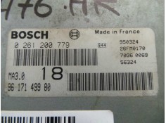 Recambio de centralita motor uce para peugeot 106 (s1) 1.4 referencia OEM IAM 0261200779-9617149980-26FM0170-MA3018  BOSCH 2