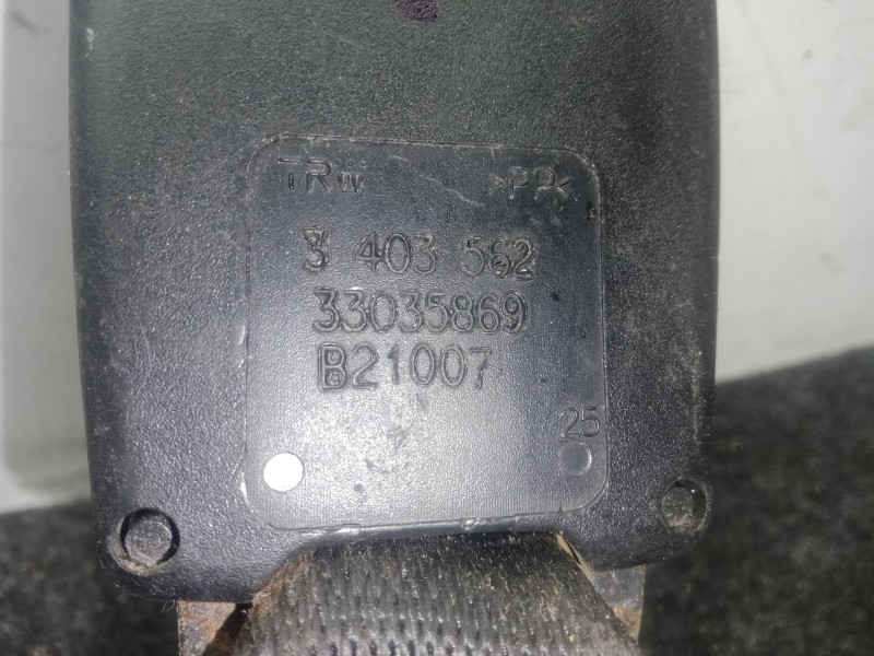 Recambio de enganche cinturon trasero central para bmw x3 (e83) 2.0 i referencia OEM IAM 33035869 - 3403562  