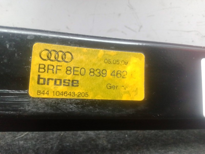 Recambio de elevalunas trasero derecho para seat exeo (3r2) 2.0 tdi referencia OEM IAM 8E0839462C - 844104643205  BROSE