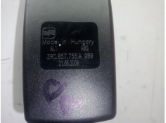 Recambio de enganche cinturon delantero derecho para seat exeo (3r2) 2.0 tdi referencia OEM IAM 3R0857755A   2