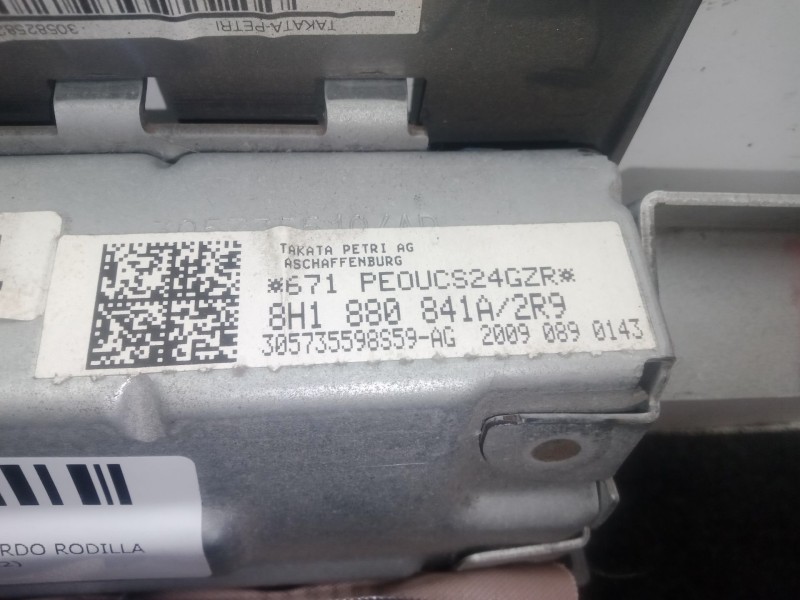Recambio de airbag delantero izquierdo rodilla para seat exeo (3r2) 2.0 tdi referencia OEM IAM 8H1880841A - 305735598859AG  