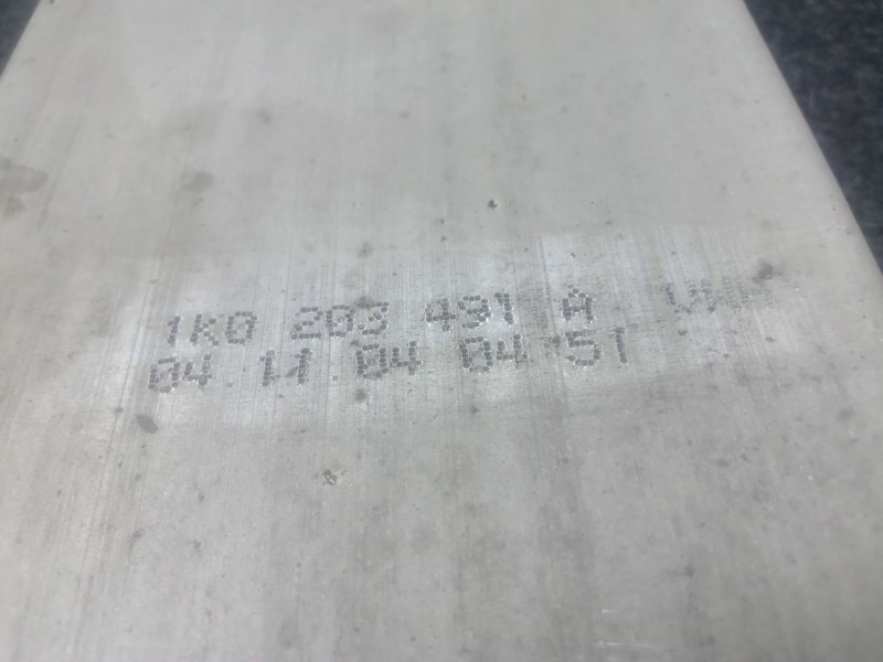 Recambio de radiador gasoil para volkswagen golf v (1k1) 2.0 sdi referencia OEM IAM 1K0203491A  