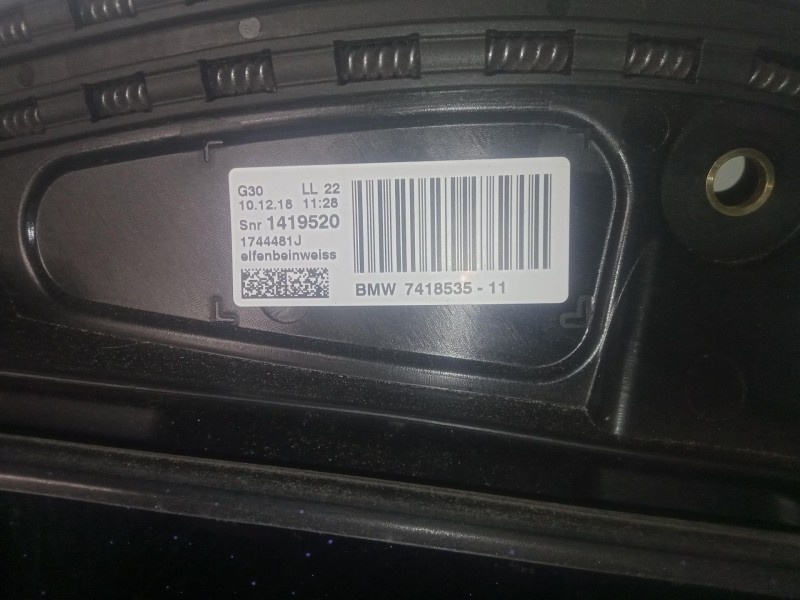 Recambio de techo electrico para bmw 5 (g30, f90) 520 d referencia OEM IAM 741853511 - 751419520 - 7418535  