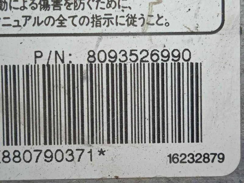 Recambio de centralita airbag para opel monterey 3.0 dti cat referencia OEM IAM 8093526990  