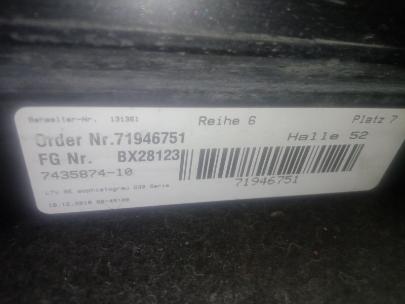Recambio de faldon lateral para bmw 5 (g30, f90) 520 d referencia OEM IAM 51777387338 - 7387338  DERECHO