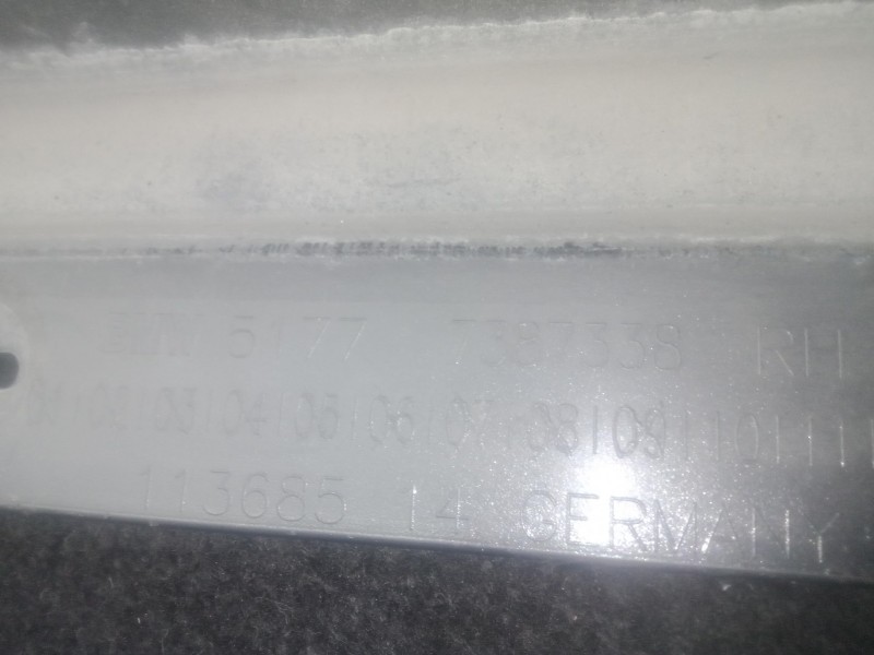 Recambio de faldon lateral para bmw 5 (g30, f90) 520 d referencia OEM IAM 51777387338 - 7387338  DERECHO