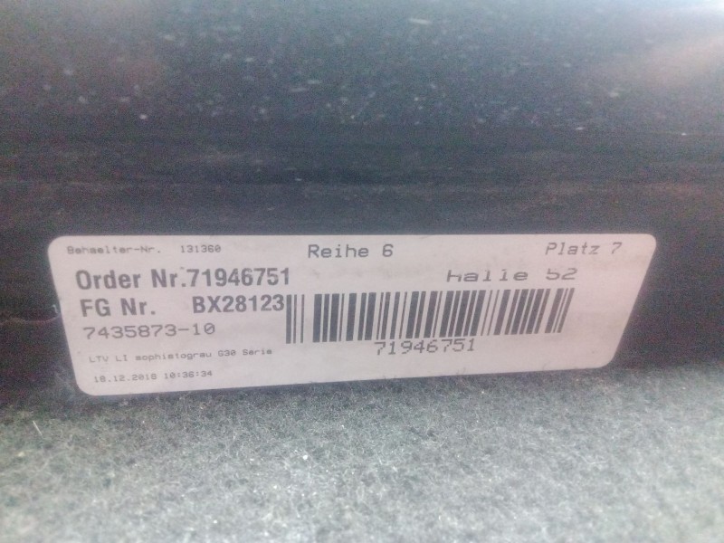 Recambio de faldon lateral para bmw 5 (g30, f90) 520 d referencia OEM IAM 51777387337 - 7387337  IZQUIERDO