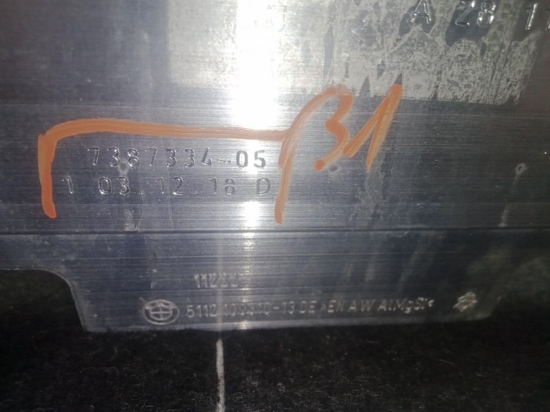 Recambio de refuerzo paragolpes trasero para bmw 5 (g30, f90) 520 d referencia OEM IAM 738733405 - 511210031013  