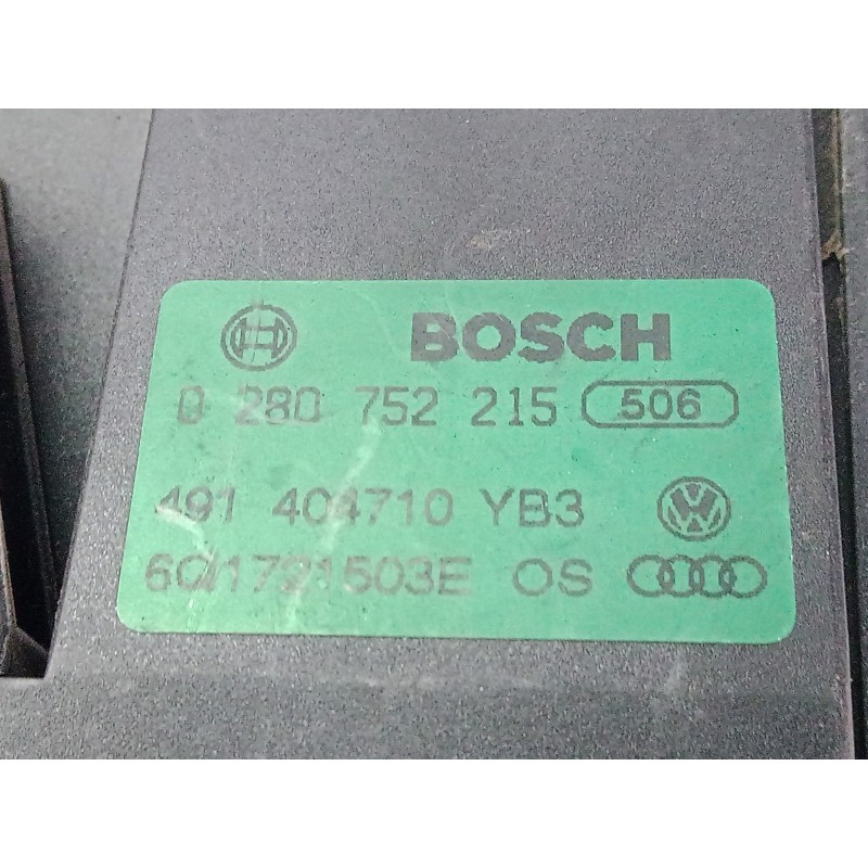 Recambio de potenciometro pedal para seat ibiza (6l1) 1.4 16v referencia OEM IAM 0280752215-491404710YB3-6Q1721503EOS  