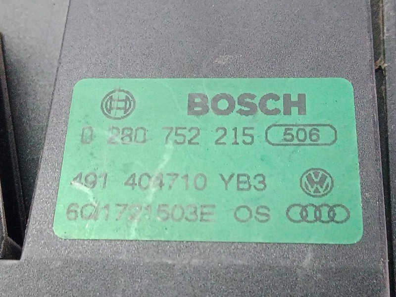 Recambio de potenciometro pedal para seat ibiza (6l1) 1.4 16v referencia OEM IAM 0280752215-491404710YB3-6Q1721503EOS  