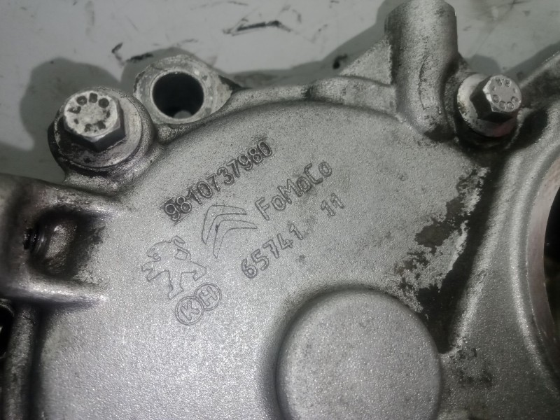 Recambio de bomba aceite para citroën jumper kasten 30 l1h1 bluehdi 110 referencia OEM IAM 9810737980  FOMOCO