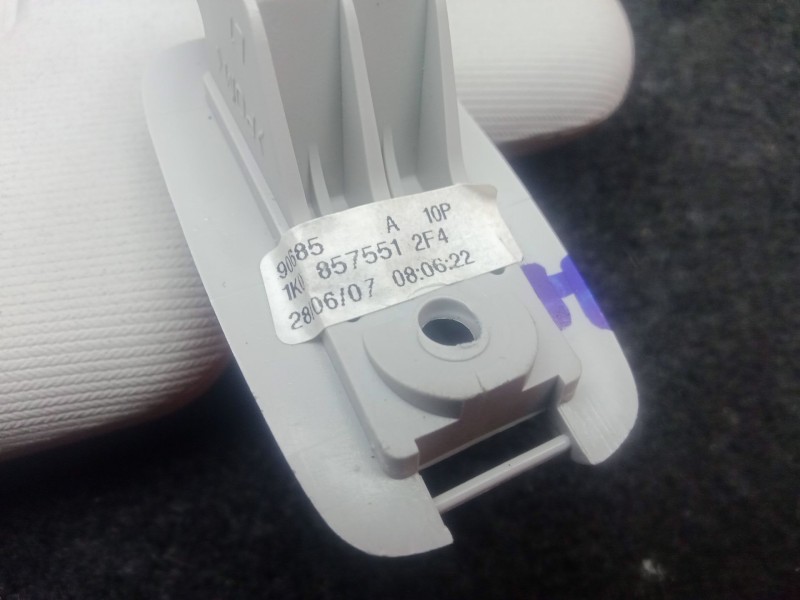 Recambio de parasol izquierdo para volkswagen jetta iii (1k2) 1.9 tdi referencia OEM IAM 1K0857551 - 1K08575512F4  