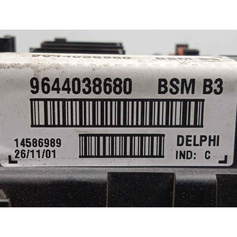 Recambio de centralita check control para peugeot 206 cc 2.0 16v cat referencia OEM IAM 9644038680-14586989-BSMB3 BSMB3 DELPHI