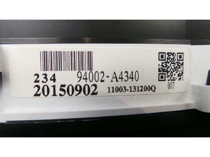 Recambio de cuadro instrumentos para kia carens ( ) 1.7 crdi cat referencia OEM IAM 94002A4340-20150902  