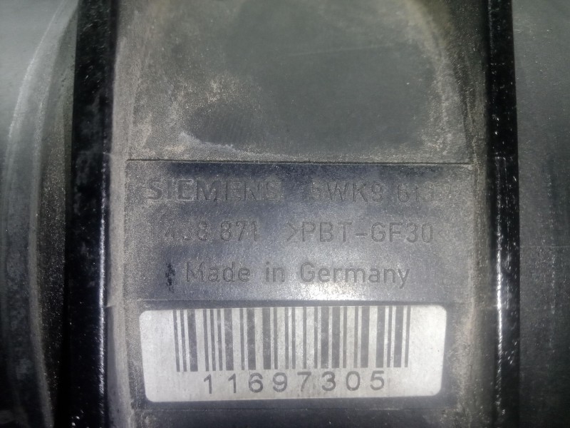 Recambio de caudalimetro para bmw x5 (e53) 3.0 i referencia OEM IAM 61321438871 3 PINES SIEMENS
