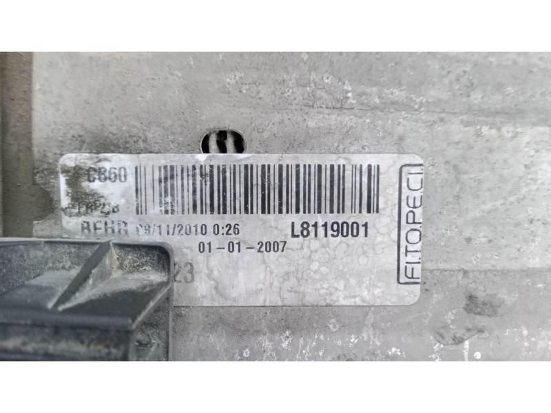 Recambio de intercooler para peugeot bipper tepee 1.3 hdi 75 referencia OEM IAM L8119001 - C860 BEHR L540X82X64