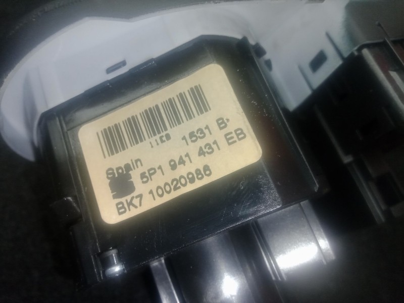 Recambio de interruptor luces para seat altea xl (5p5, 5p8) 1.6 tdi referencia OEM IAM 5P1941431EB - BK710020986  