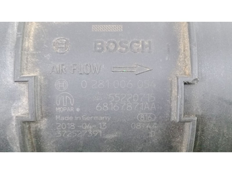 Recambio de caudalimetro para fiat doblo cargo (263_) 1.3 d multijet (263wxu1a) referencia OEM IAM 0281006054 - 55220715 - 68167