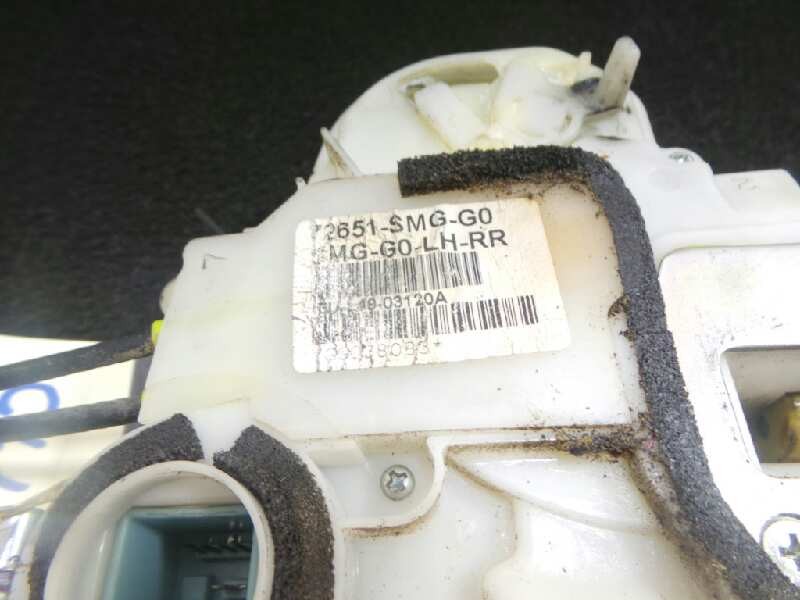 Recambio de cerradura puerta trasera izquierda para honda civic berlina 5 (fk) 2.2 ctdi referencia OEM IAM 72651SMGG0  