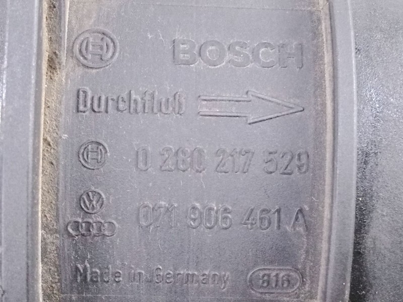 Recambio de caudalimetro para seat leon (1m1) 1.9 tdi referencia OEM IAM 0280217529 - 071906461A BOSCH 5.PINES