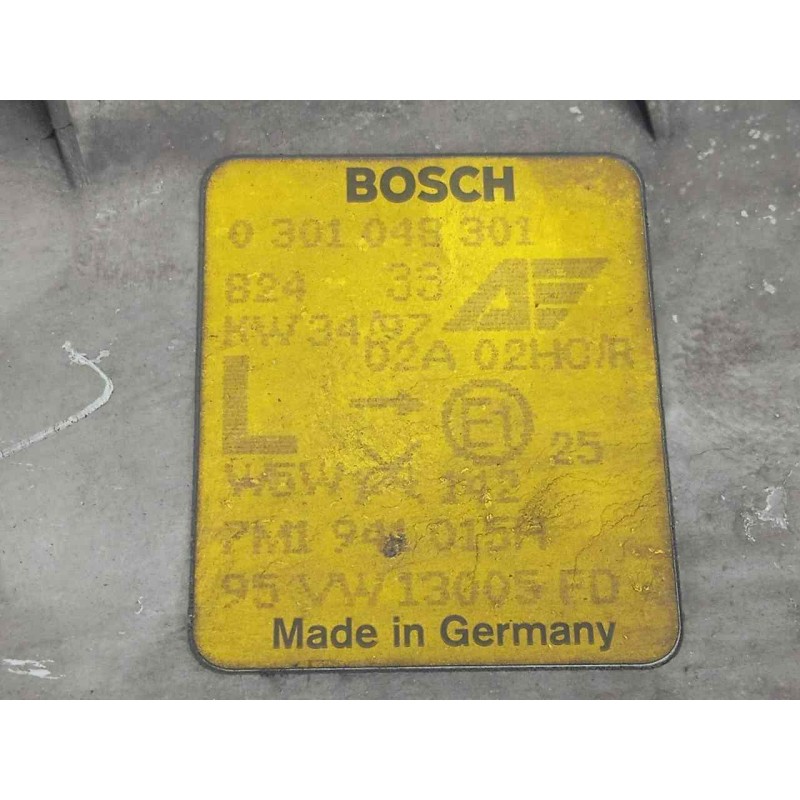 Recambio de faro izquierdo para volkswagen sharan (7m8) 1.9 tdi referencia OEM IAM 0301048301-7M1941015A 96-00 