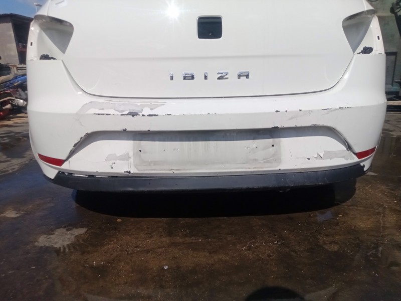 Recambio de paragolpes trasero para seat ibiza (6j5) 1.2 tdi referencia OEM IAM  PARA PINTAR, PINTURA LEVANTADA 