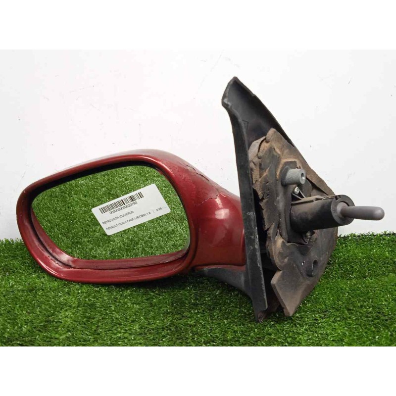 Recambio de retrovisor izquierdo para renault clio ii fase i (b/cbo) 1.2 referencia OEM IAM SINREFERENCIA MANUAL GRANATE