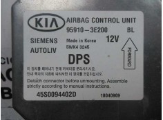 Recambio de centralita airbag para kia sorento 2.5 crdi referencia OEM IAM 5WK43245-959103E200 SIEMENS - AUTOLIV  2