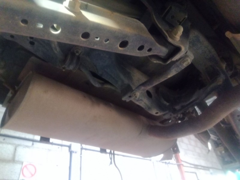 Recambio de tubo escape trasero para nissan qashqai i (j10, nj10) 2.0 dci referencia OEM IAM   