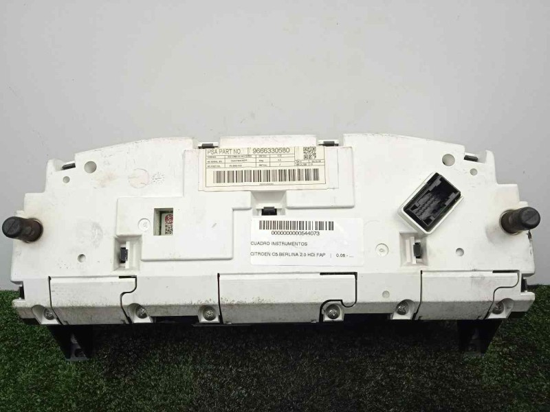 Recambio de cuadro instrumentos para citroën c5 berlina 2.0 hdi fap referencia OEM IAM 9666330580  