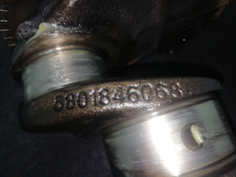 Recambio de cigueñal para iveco daily vi furgoneta 33s12, 35s12, 35c12 referencia OEM IAM REF: 5801846068  