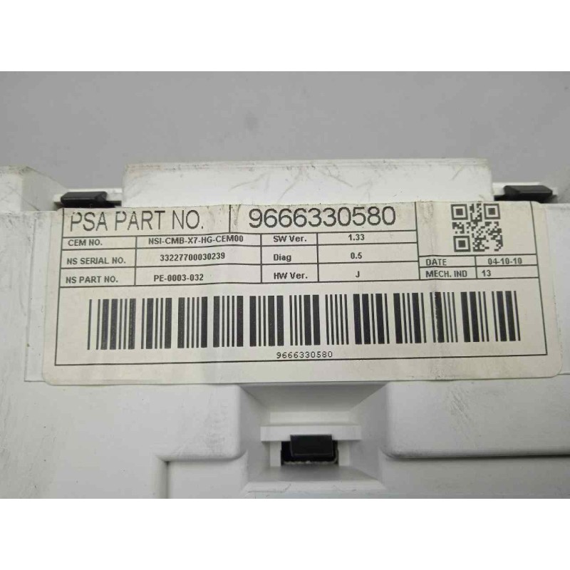 Recambio de cuadro instrumentos para citroën c5 berlina 2.0 hdi fap referencia OEM IAM 9666330580  