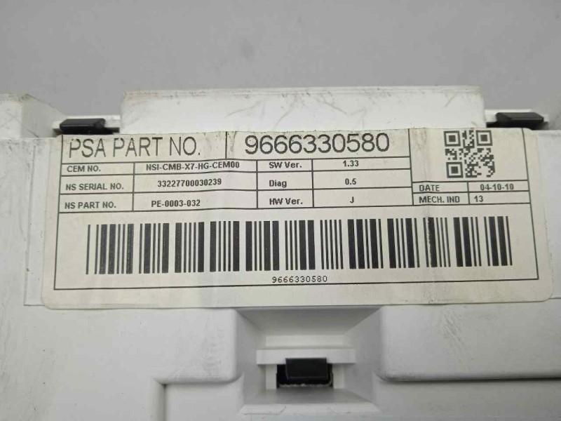 Recambio de cuadro instrumentos para citroën c5 berlina 2.0 hdi fap referencia OEM IAM 9666330580  