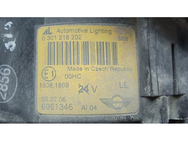 Recambio de faro derecho para mini mini (r50, r53) one referencia OEM IAM   