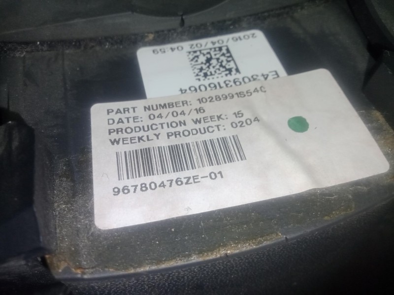 Recambio de volante para peugeot 508 sw i (8e_) 2.0 bluehdi 150 referencia OEM IAM 96780476ZE01 - 1028991S54C  