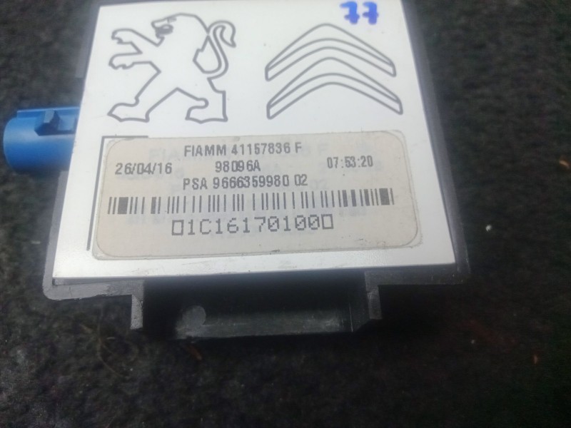 Recambio de antena para peugeot 508 sw i (8e_) 2.0 bluehdi 150 referencia OEM IAM 966635998002 - 41157836F FIAMM 